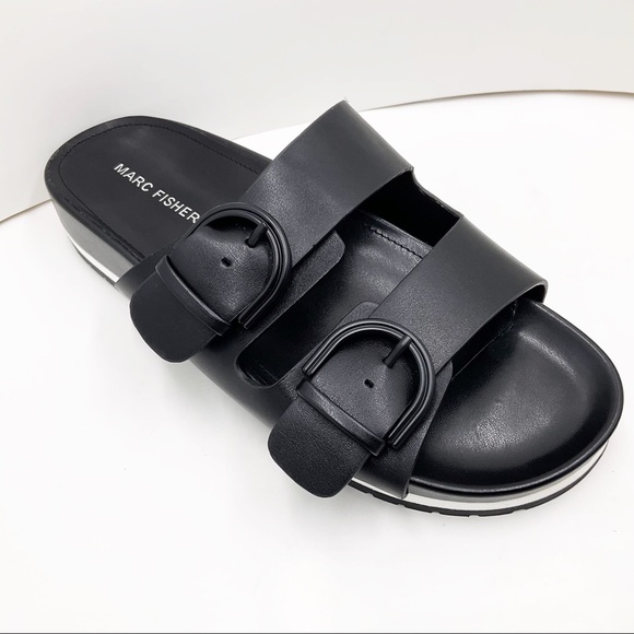 Marc Fisher | Shoes | Marc Fisher Kristane Slide Sandals | Poshmark